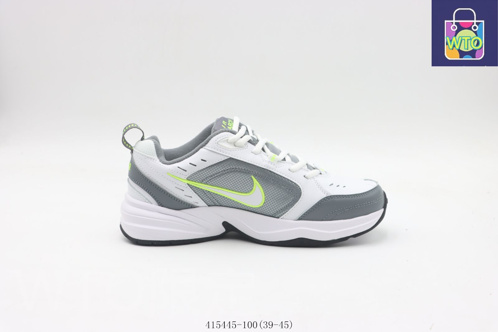今日 ナイキのランニングシューズ 白灰緑 415445 - 100-WTO輸入2