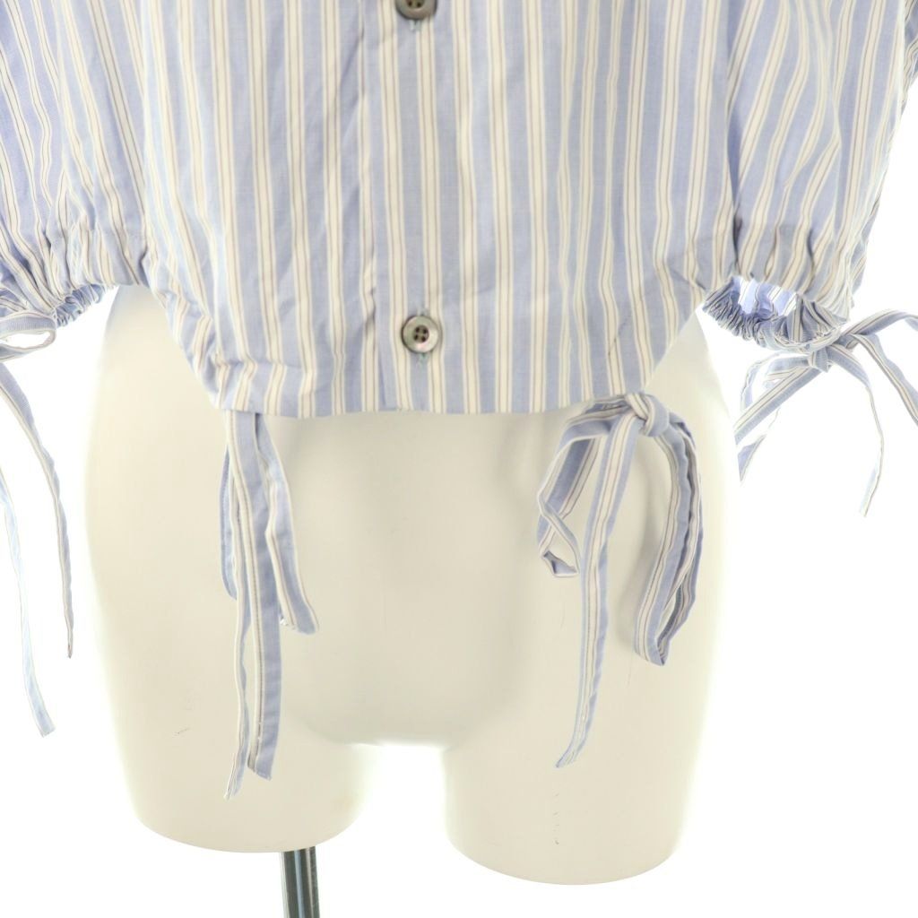 ウジョー Ujoh French Gathered Shirt シャツ ブラウス 半袖 前