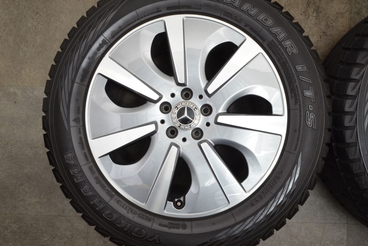 ホイールのみ販売 ベンツ X166 GLSクラス 純正 19in 8.5J 62 PCD112 ヨコハマ ジオランダー i T-S 275 55R19 品番 A1664012902