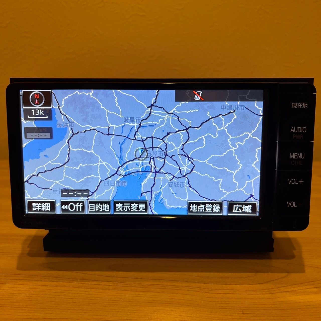 トヨタ純正ナビ NSZT-W64 フルセグTV Bluetooth接続OK DVD再生OK 地図