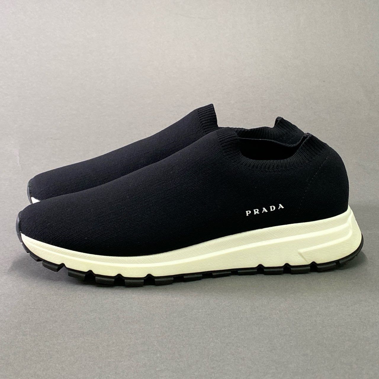 1d21 《美品》 PRADA プラダ Knit Socks Sneakers ニットソックス  