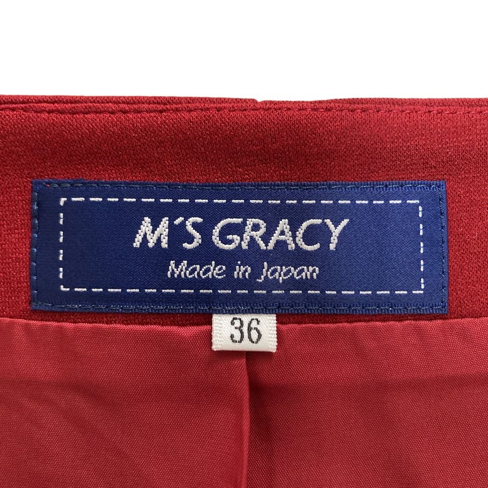 未使用 M'S GRACY エムズグレイシー カメリア ダブルジップ ノー