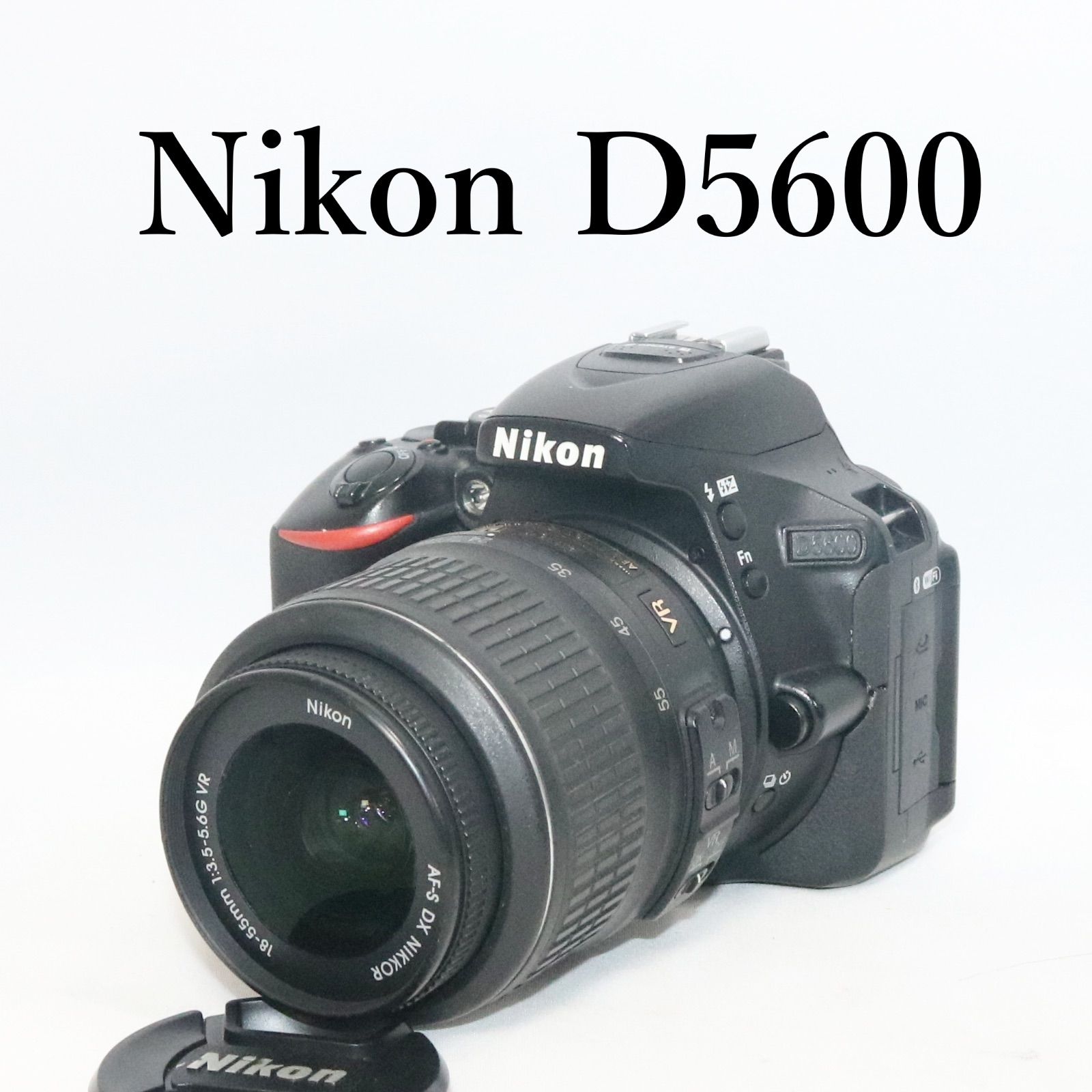 S回数少 シリーズ最新！美品⭐Nikon D5600 ⭐初心者キット 一眼レフ S回数少 Nikon D5600 美品 シリーズ最新！初心者キット 一眼レフ