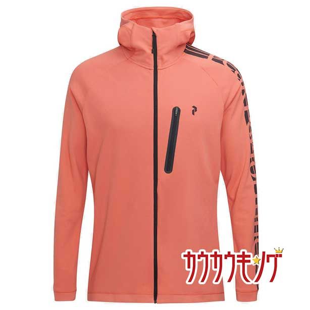 未使用】ピークパフォーマンス PeakPerformance パワー ジップ フード Cly Red Power Zip Hood  ジップアップパーカー M - メルカリ