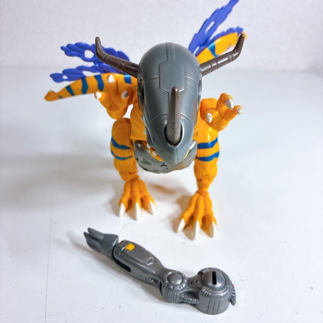 【希少】超進化シリーズ　デジモンアドベンチャー メタルグレイモン　箱付き 希少】超進化シリーズ デジモンアドベンチャー メタルグレイモン