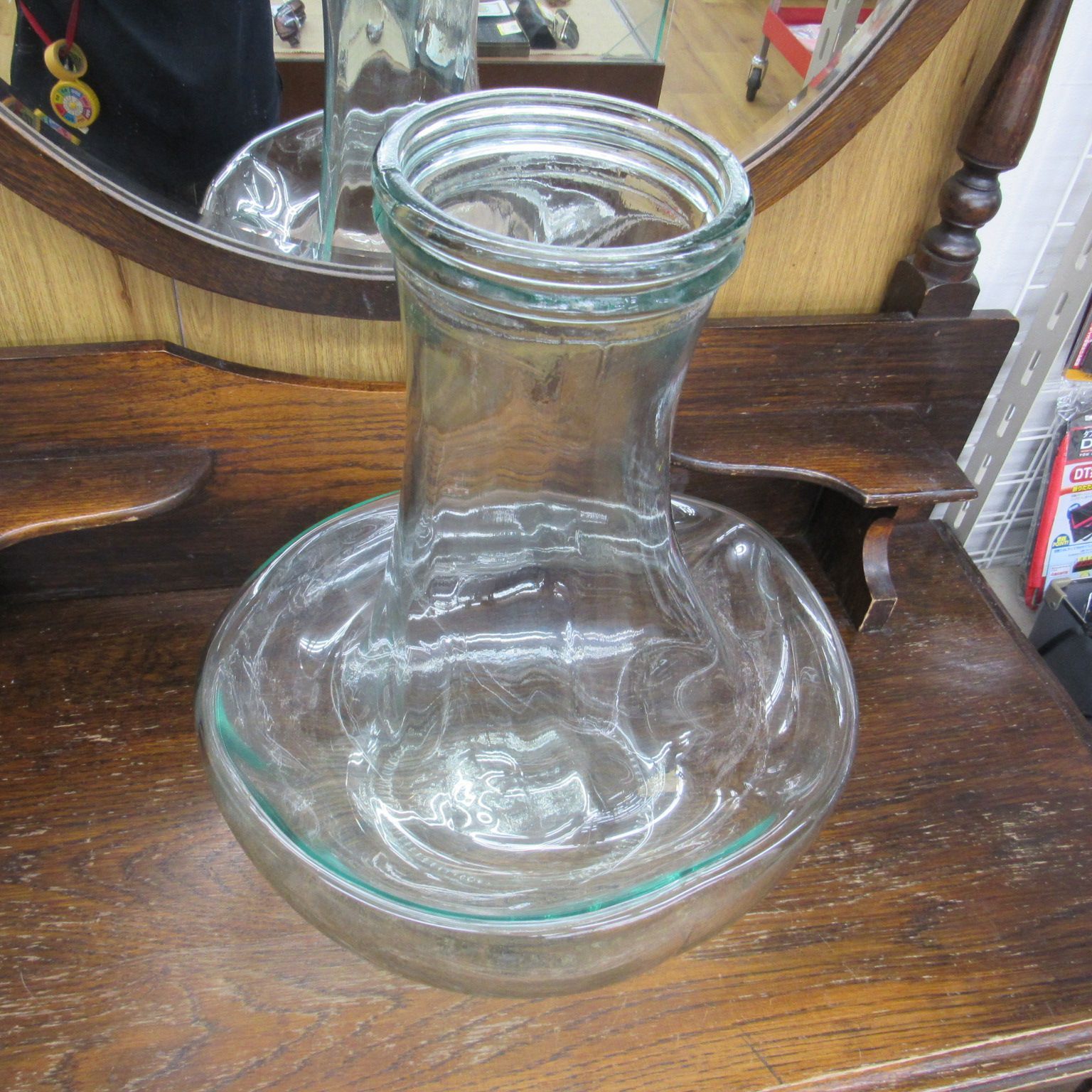 特大 ガラス瓶 花瓶 大きめ インテリア オブジェ 花器 ヴィンテージ イタリア 特大 ガラス瓶 花瓶 大きめ インテリア オブジェ 花器 ヴィンテージ