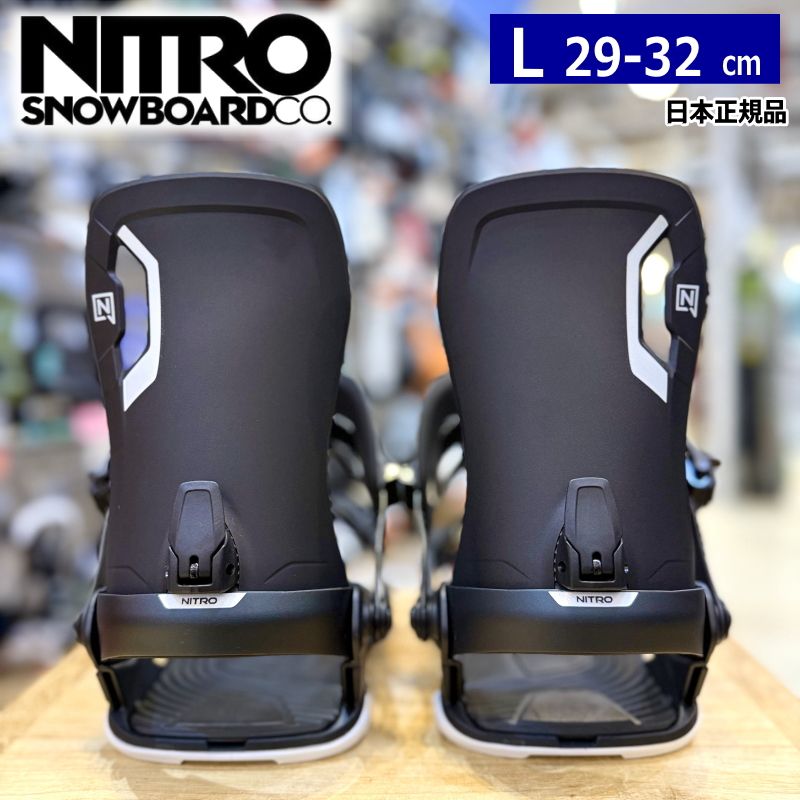 25-26 NITRO TALENT ｶﾗｰ Ultra Black Lｻｲｽﾞ ナイトロ メンズ スノーボード バインディング 日本正規品