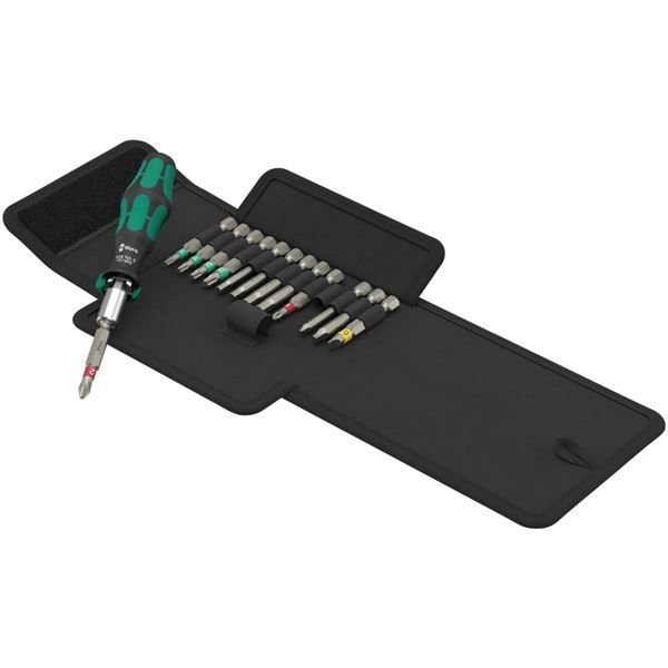 WERA ヴェラ 14点組 1|4HEX ビットドライバー ビットセット テキスタイルボックス付 051065 工具 ツール DIY 作業工具 道具