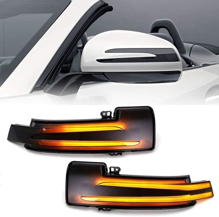hotimp ベンツ適合 シーケンシャルとノーマル点滅切替SW付き LED 流れる ドアミラー ダイナミック ウインカー 車検対応 安心の日本企業
