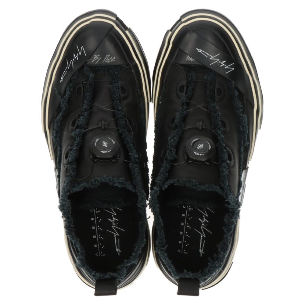 Yohji Yamamoto (ヨウジヤマモト) 20SS VESSEL LOW TOP SNEAKER ヴェゼル 再構築 ローカットスニーカー ブラック HG-E26-868