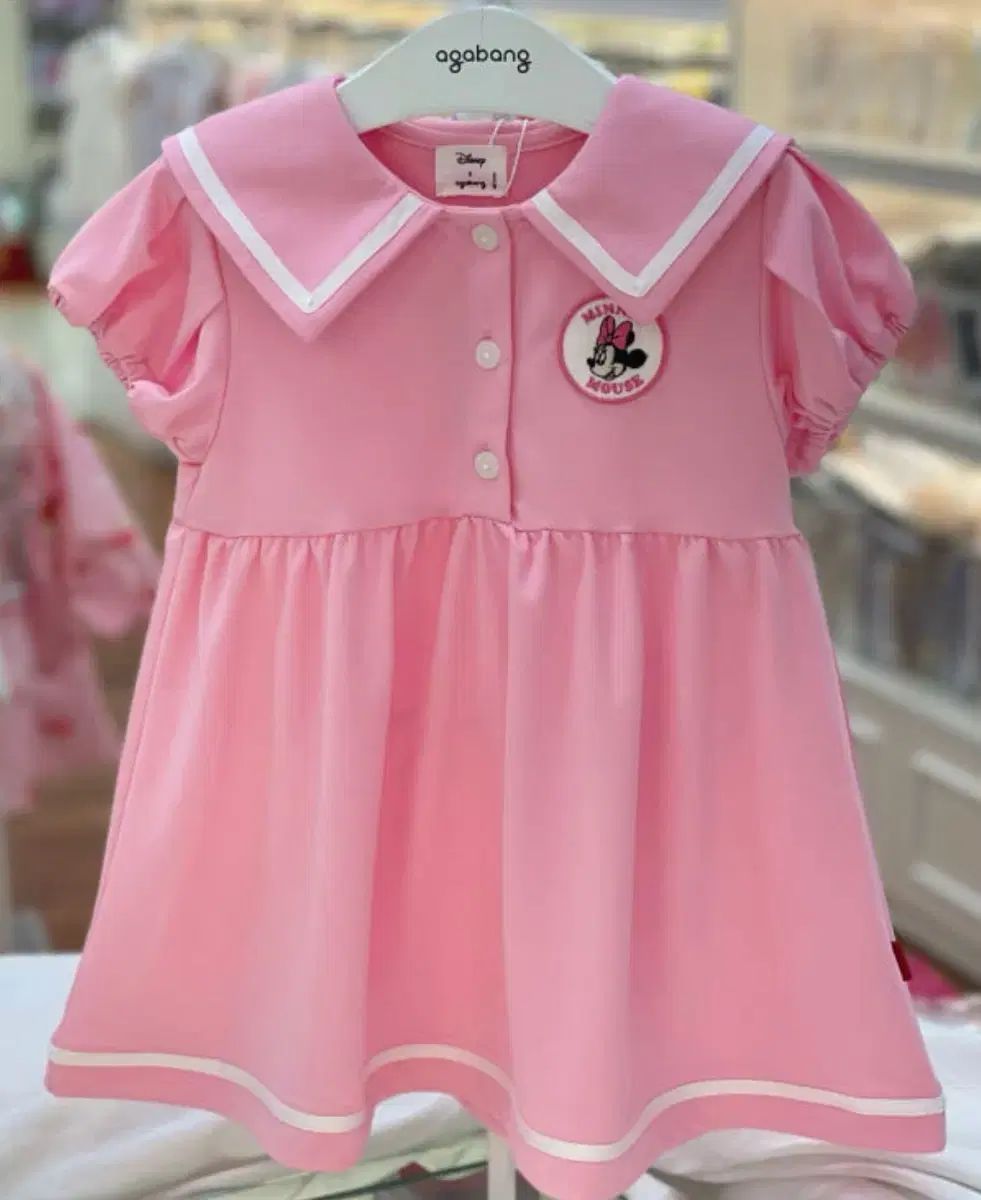 新品 アガバン ミニピンクセーラードレス 出品