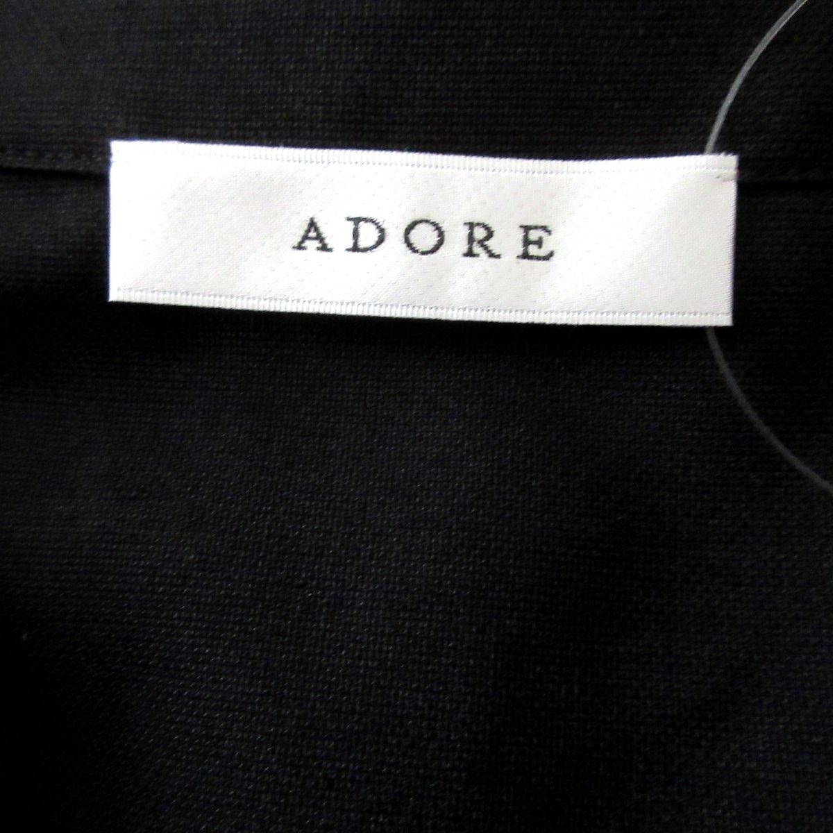 ADORE(アドーア) ワンピース サイズ38 M レディース - 黒 七分袖