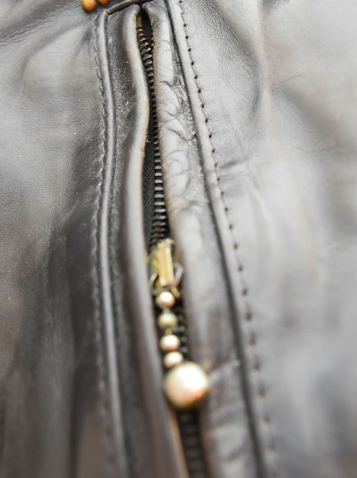 エアロレザー AERO LEATHER ダブルライダース レザージャケット 黒 34