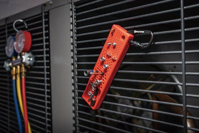 Boltster ボルトスター ビットオーガナイザーカラビナ付 2.0 RED BTS-100004R 作業 現場 小物整理 ボルト ネジ ビス 電工 電設 HRDEVELOPMENT_JP