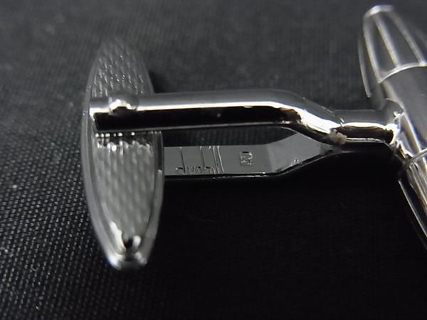 □美品□ dunhill ダンヒル ロゴ カフスボタン カフリンクス
