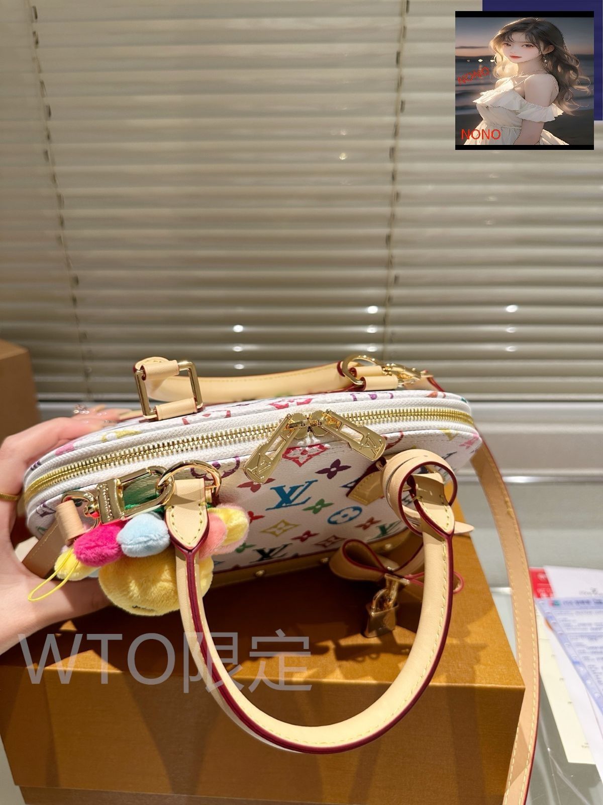 ルイ・ヴィトン アルマ スモール トートバッグ EPIレザー 今日特価】LV x Takashi Murakami Alma BB Epi Leather Bag ルイ