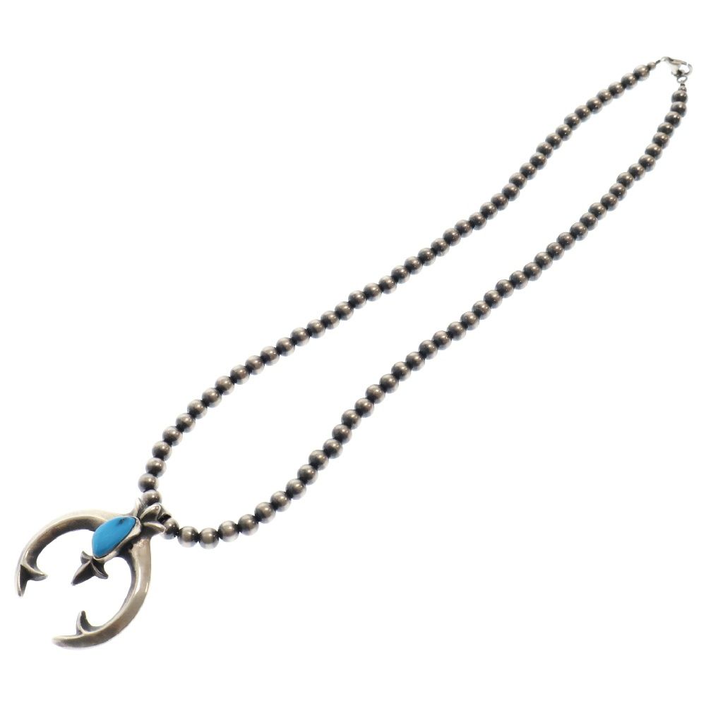 ナバホ族 ターコイズナジャペンダントトップ - インディアンジュエリー