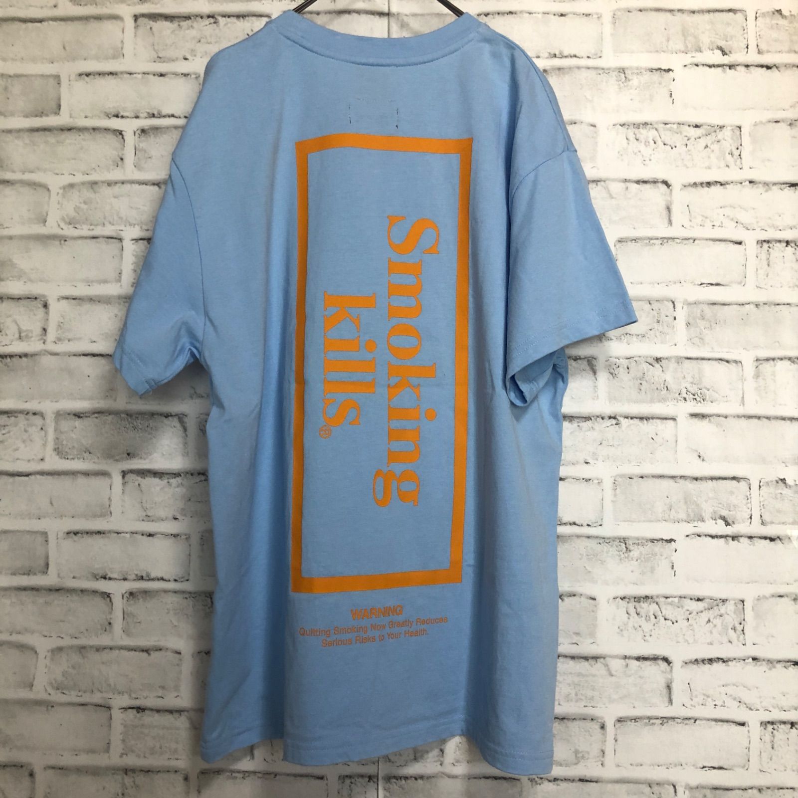 美品⭐️FR2×XLARGE コラボTシャツ M 刺繍ロゴ スカイブルー