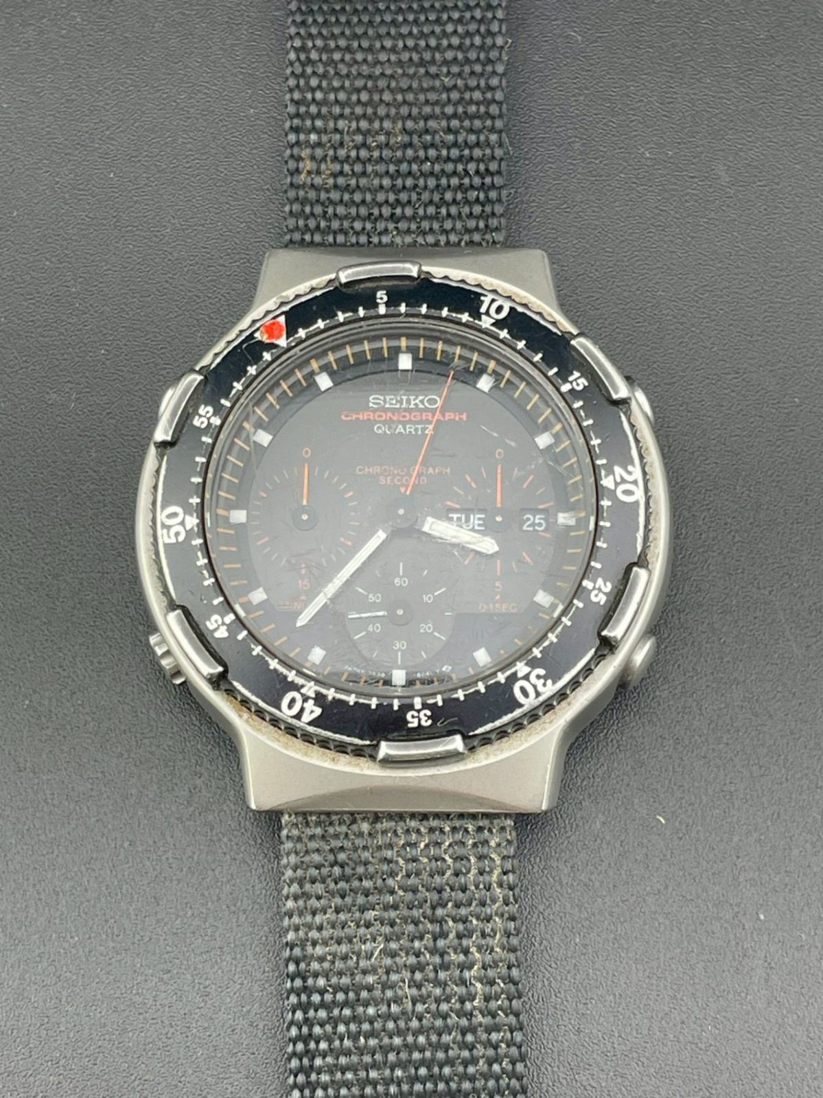 中古品】セイコー SEIKO スポーツスピードマスタークロノグラフ 7A38 