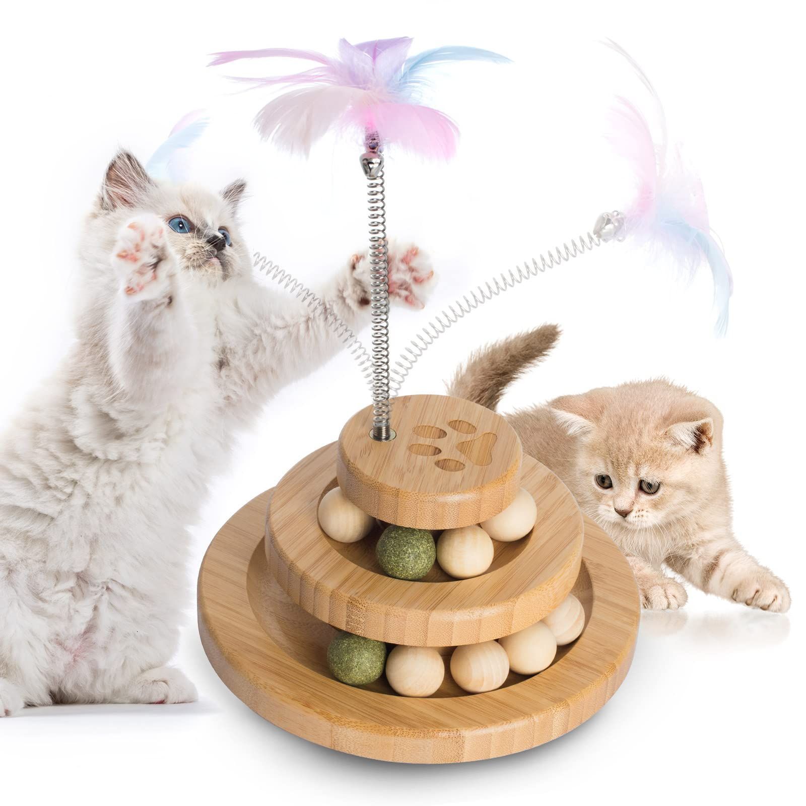 数量限定】運動不足 猫 猫 ストレス解消 猫 猫 - 知育 玩具 回転
