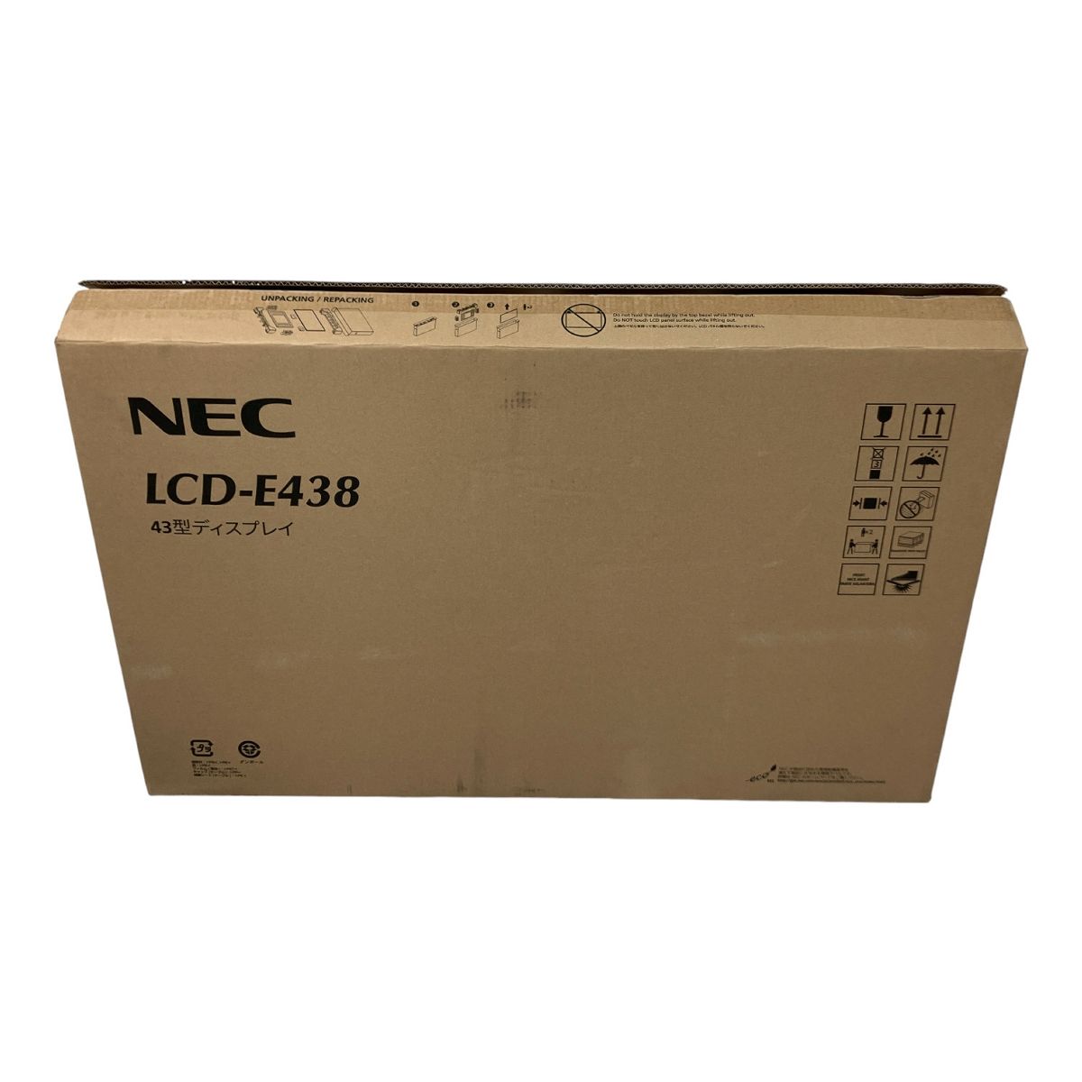 未使用・保証残 / NEC LCD-E438 2024年製 箱付 壁掛けモニター 楽天市場】NEC LCD-E438 液晶ディスプレイ 43型/3840×2160/HDMI、D-Sub