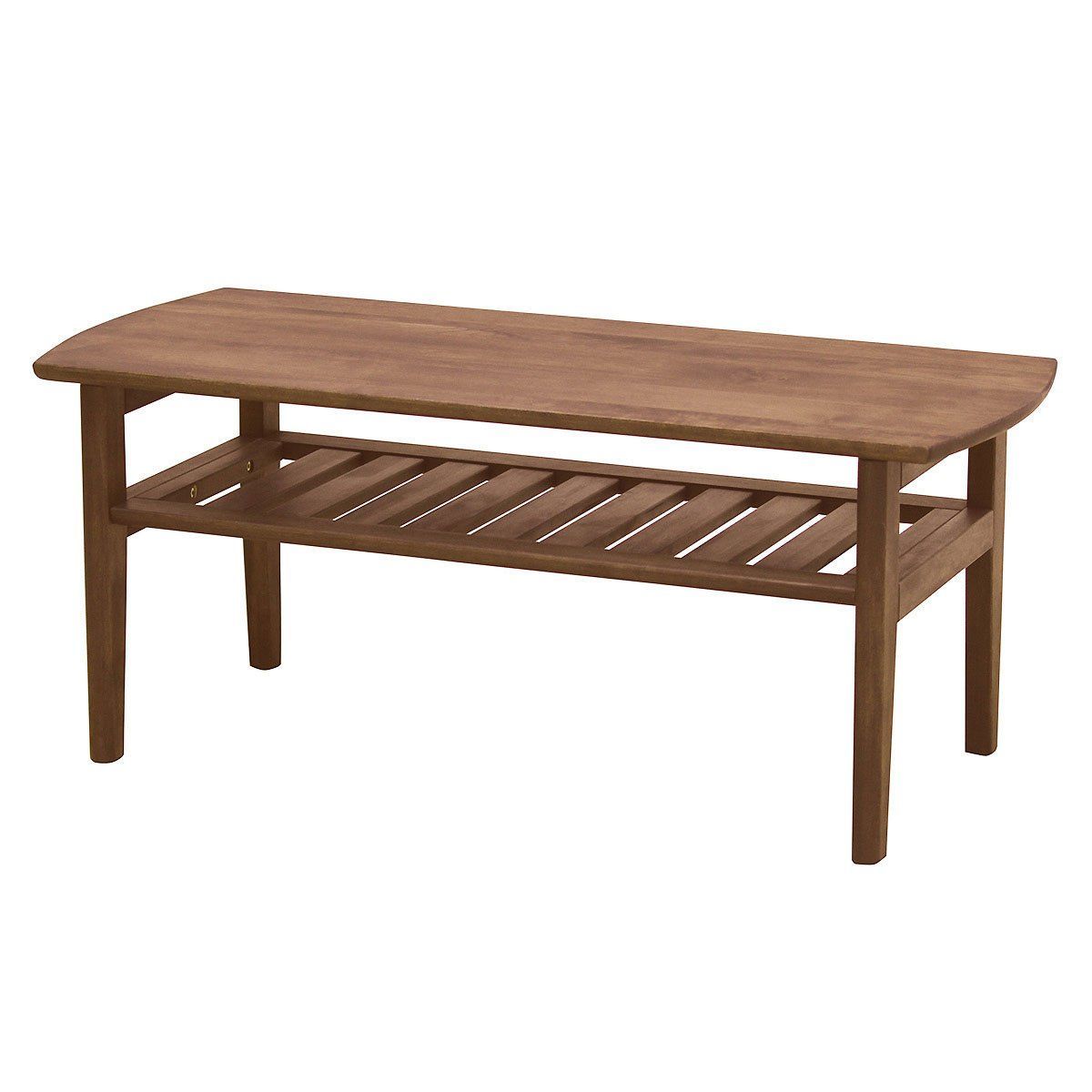 新着商品 コーヒーテーブル センターテーブル 木製 アルダー無垢 ローテーブル 幅102cm ブラウン クーパーFS -