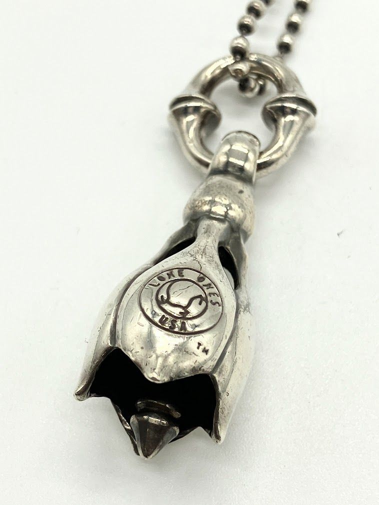 【ITSY7QZV4XNX】LONE-ONES ロンワンズ Tear Bell Pendant ティアベル Mサイズ ペンダント  ネックレス 21.7g