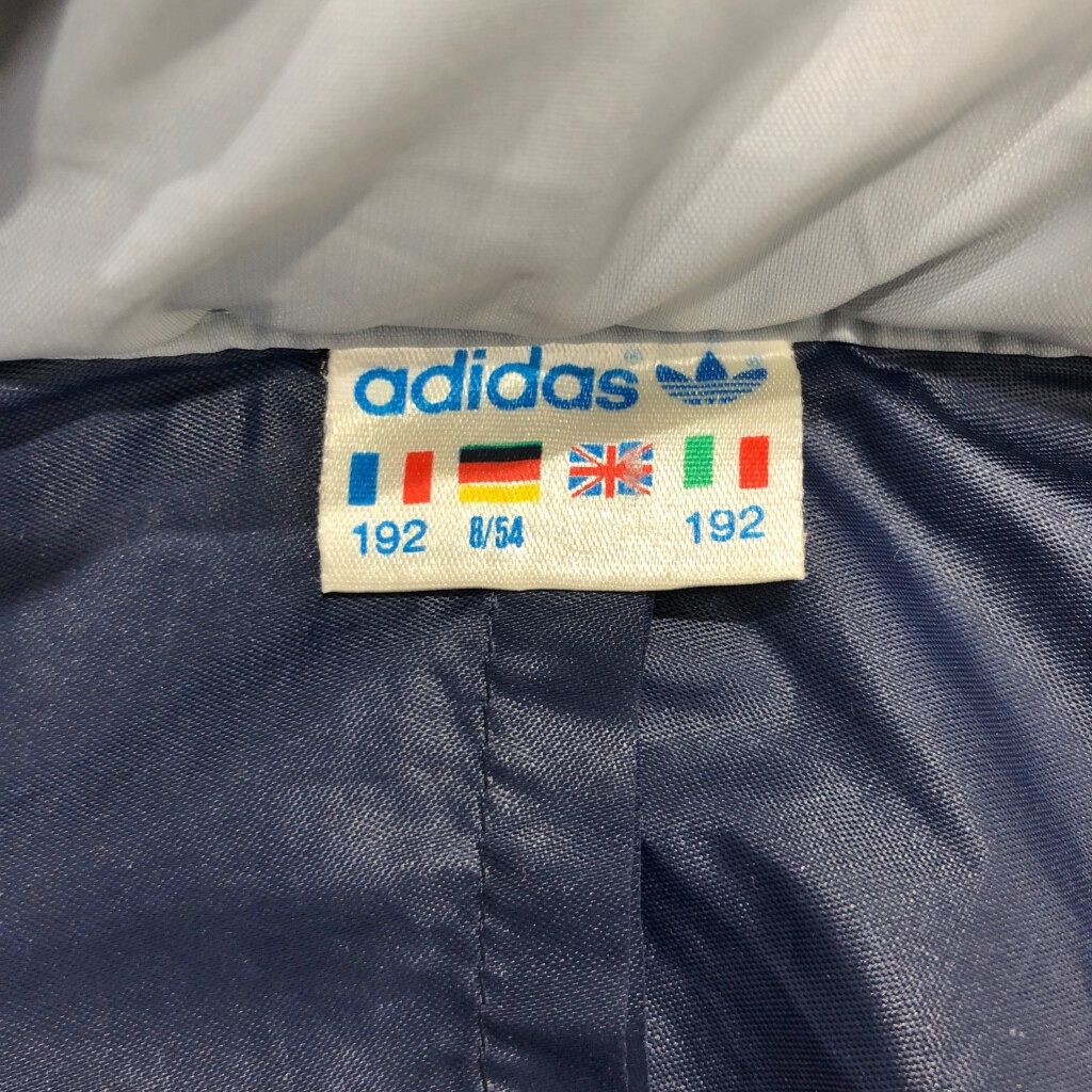 80年代 adidas アディダス ナイロンジャケット スポーツ グレー(メンズ