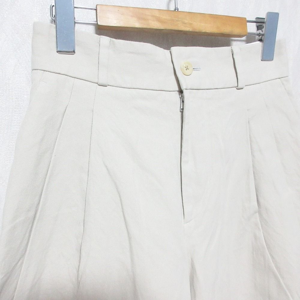 美品 MARGARET HOWELL マーガレットハウエル タック ワイド