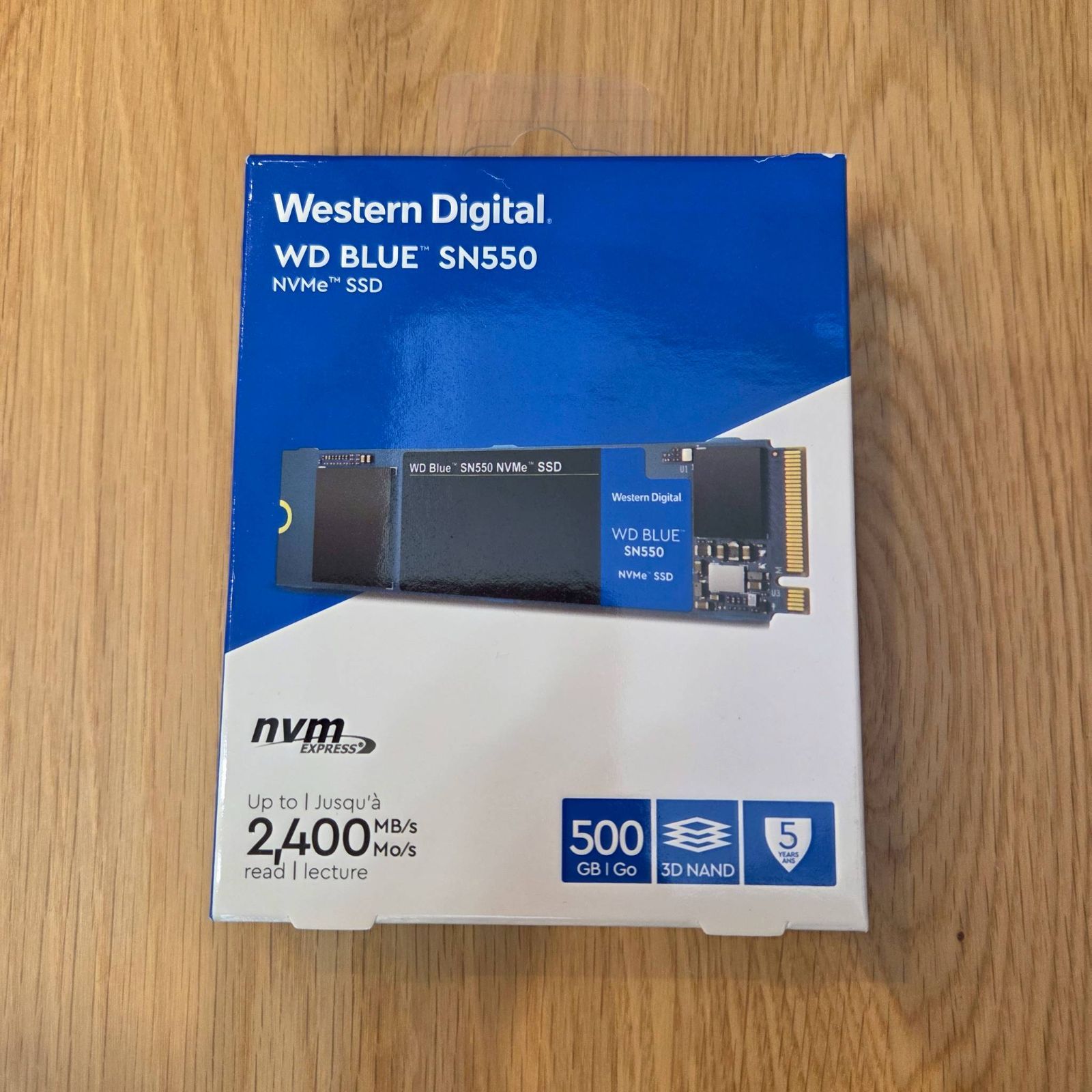 Western Digital ウェスタンデジタル WD BLUE SN550 内蔵SSD 500GB NVMe WDS500G2B0C-EC