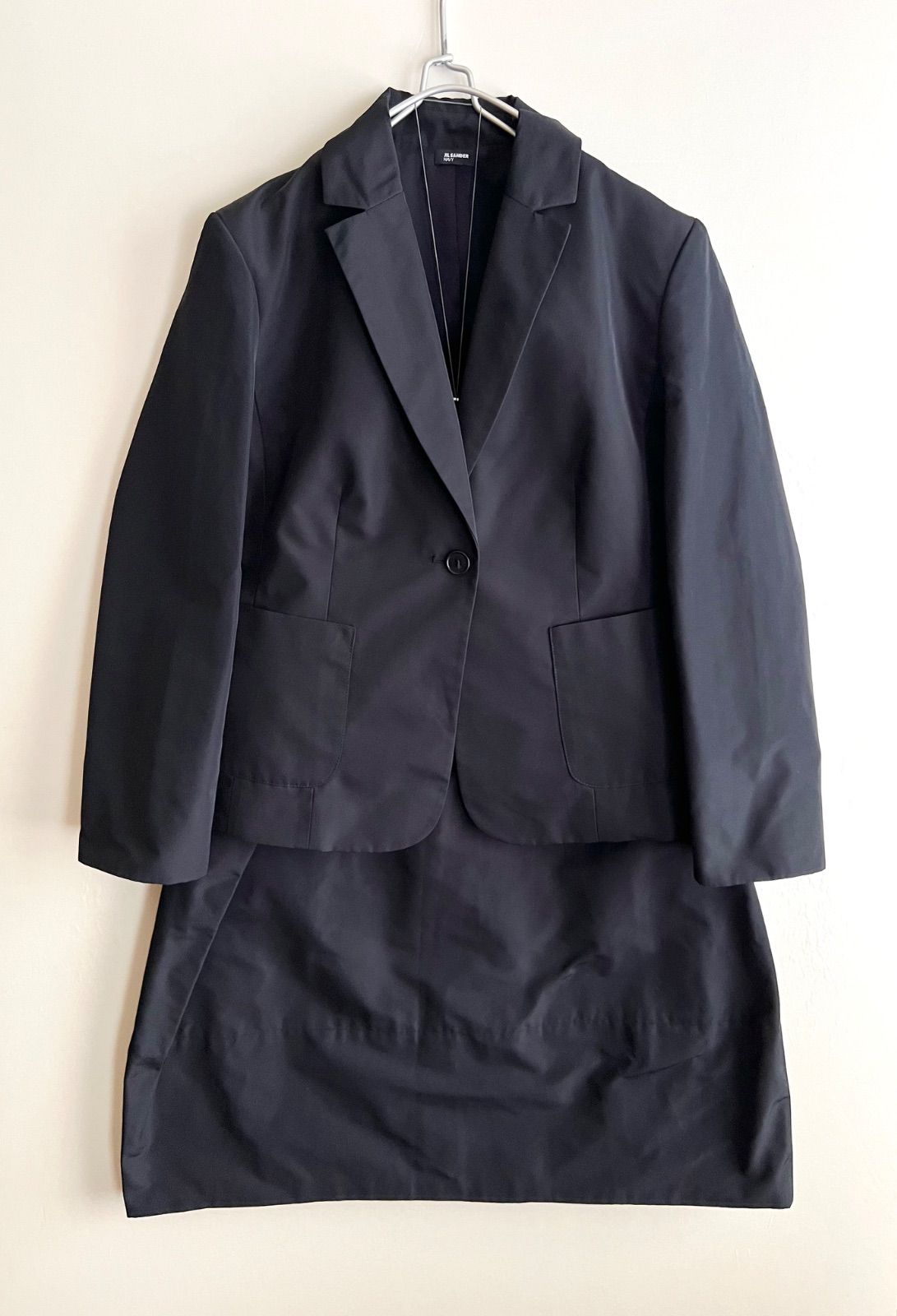 JIL SANDER NAVY ジルサンダー テーラード-スカート セットアップ