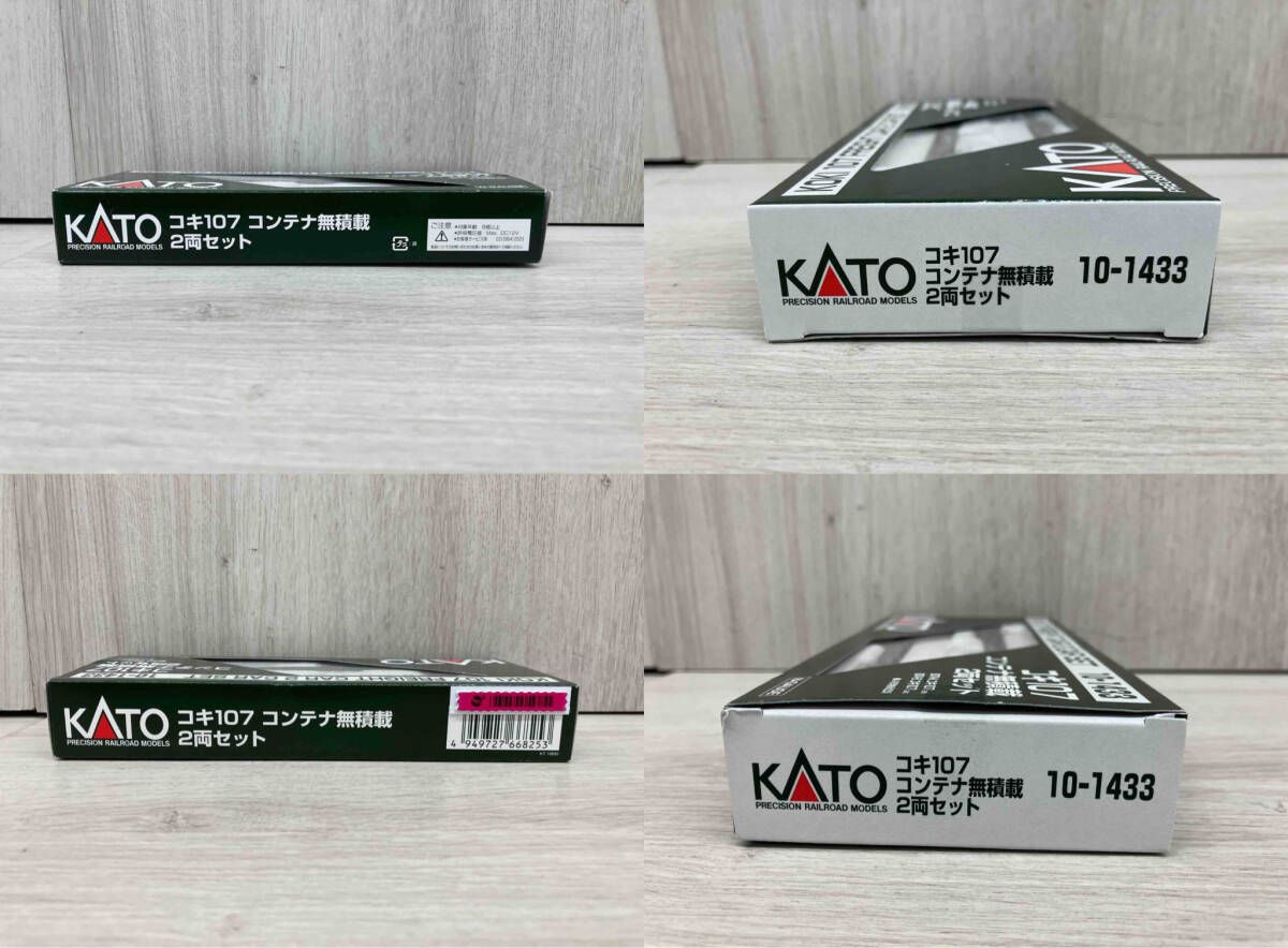 Ｎゲージ KATO 10-1433 コキ107 コンテナ無積載 2両セット カトー - メルカリ