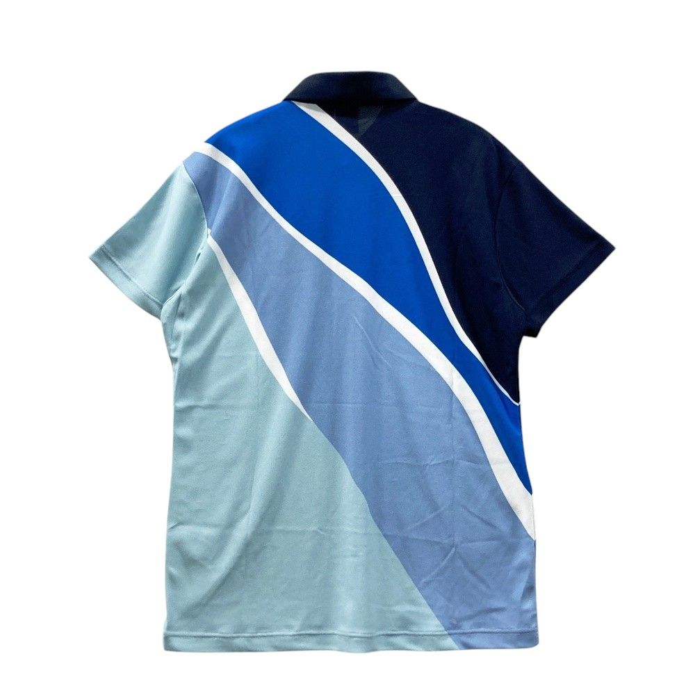 サイズ O DESCENTE GOLF デサントゴルフ 半袖ポロシャツ ブルー系 240101536355 ゴルフウェア メンズ ストスト