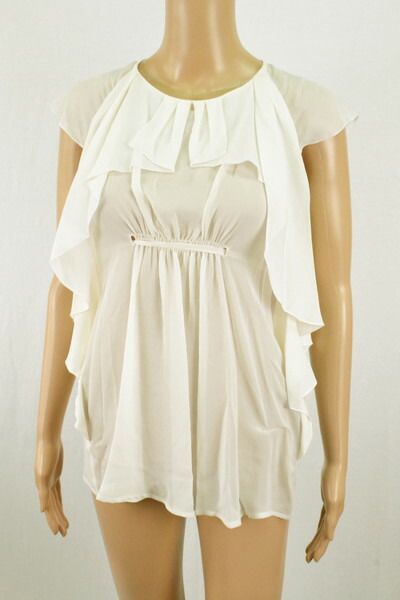 訳あり 新品 エリザベッタフランキ トップス 40 ECS1012 Mサイズ 90%OFF 新品 エリザベッタフランキ ELISABETTA FRANCHI トップス