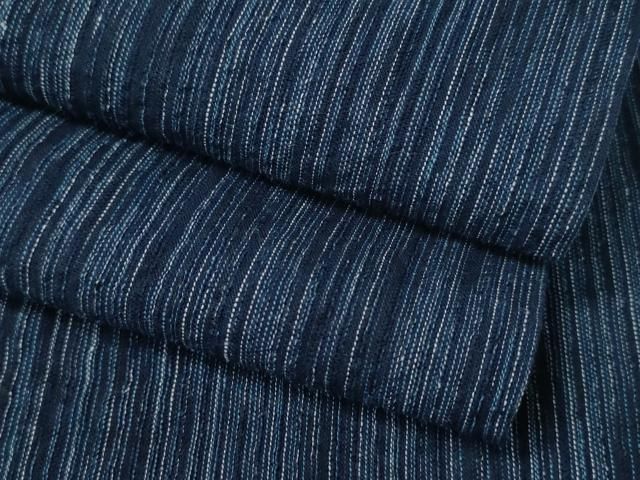 平和屋着物∴夏物 阿波しじら織 浴衣 縞 逸品 CAAY4695ng