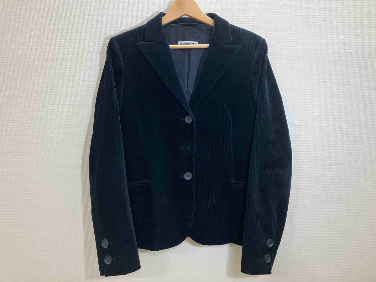 JILSANDER ジルサンダー ジャケット コーデュロイジャケット ブラック 36 ドイツ製