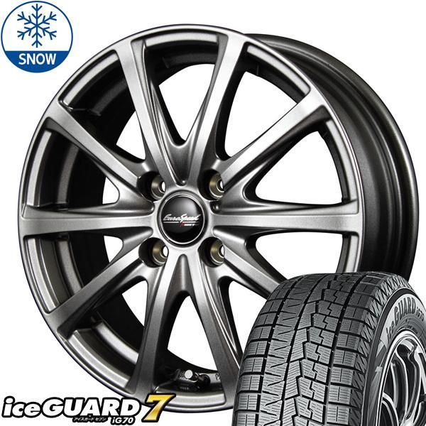 175/70R14 スタッドレスタイヤホイールセット シエンタ etc (YOKOHAMA iceGUARD7 & EUROSPEED V25  4穴 100) - メルカリ