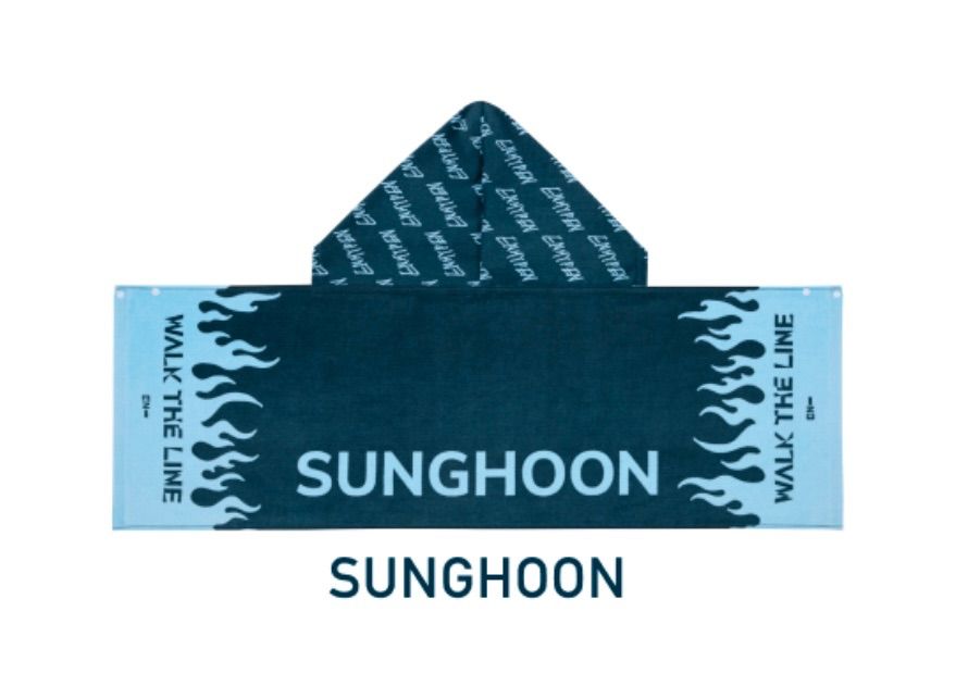 ENHYPEN SUMMER EDITION HOOD TOWELタオル ソヌ 再入荷】ENHYPEN [WALK THE LINE IN JP -SUMMER EDITION] HOOD