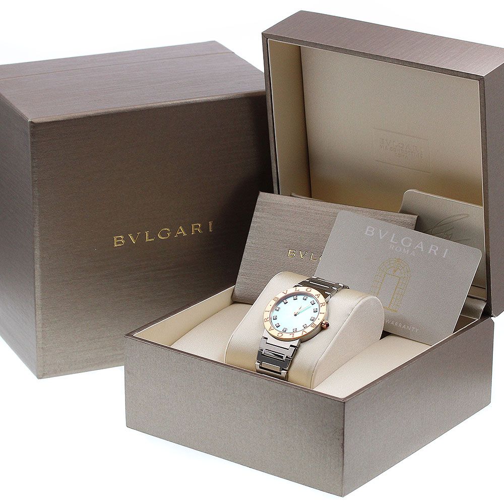 ブルガリ BVLGARI BBP33SG/103759 ブルガリブルガリ LISA リミテッドエディション クォーツ レディース 良品 箱・保証書付き_912480 ブルガリ BVLGARI BBP33SG/103759 ブルガリブルガリ LISA リミテッド