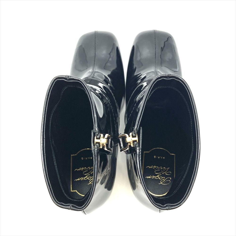 ロジェヴィヴィエ ブーツ 35 ロジェヴィヴィエ Roger vivier ブーツ エナメル ブラック 35 1