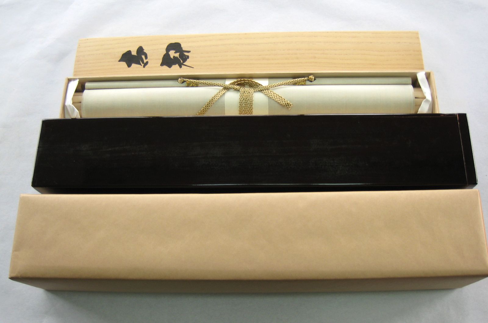 掛け軸 掛軸 古都◇吉村醇三郎 太巻・二重箱・共箱・タトウ箱付 掛け軸 掛軸 古都◇吉村醇三郎 太巻・二重箱・共箱・タトウ箱付
