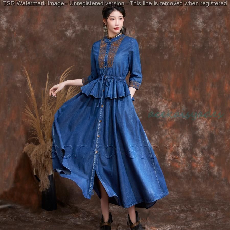 古着 ビンテージ マキシ丈ドレス ワンピース レトロ 60's花柄ハンドメイドマキシ丈ヴィンテージドレス|黒×黄色