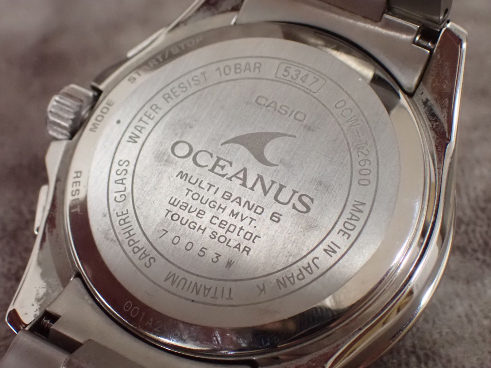 美品 箱付！ CASIO カシオ オシアナス OCW-T2600-1AJF 腕時計 メンズ 