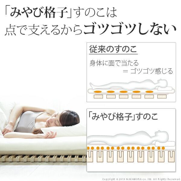 すのこベッド