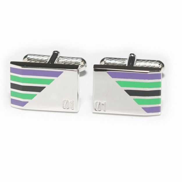ポールスミス PAUL SMITH カフス ストライプ柄 マルチカラー