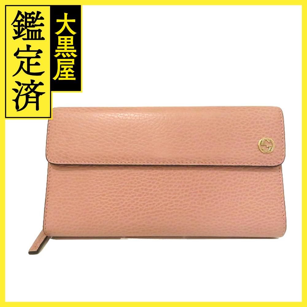 GUCCI グッチ インターロッキング Gラウンド ZIP長財布 449397 【430 