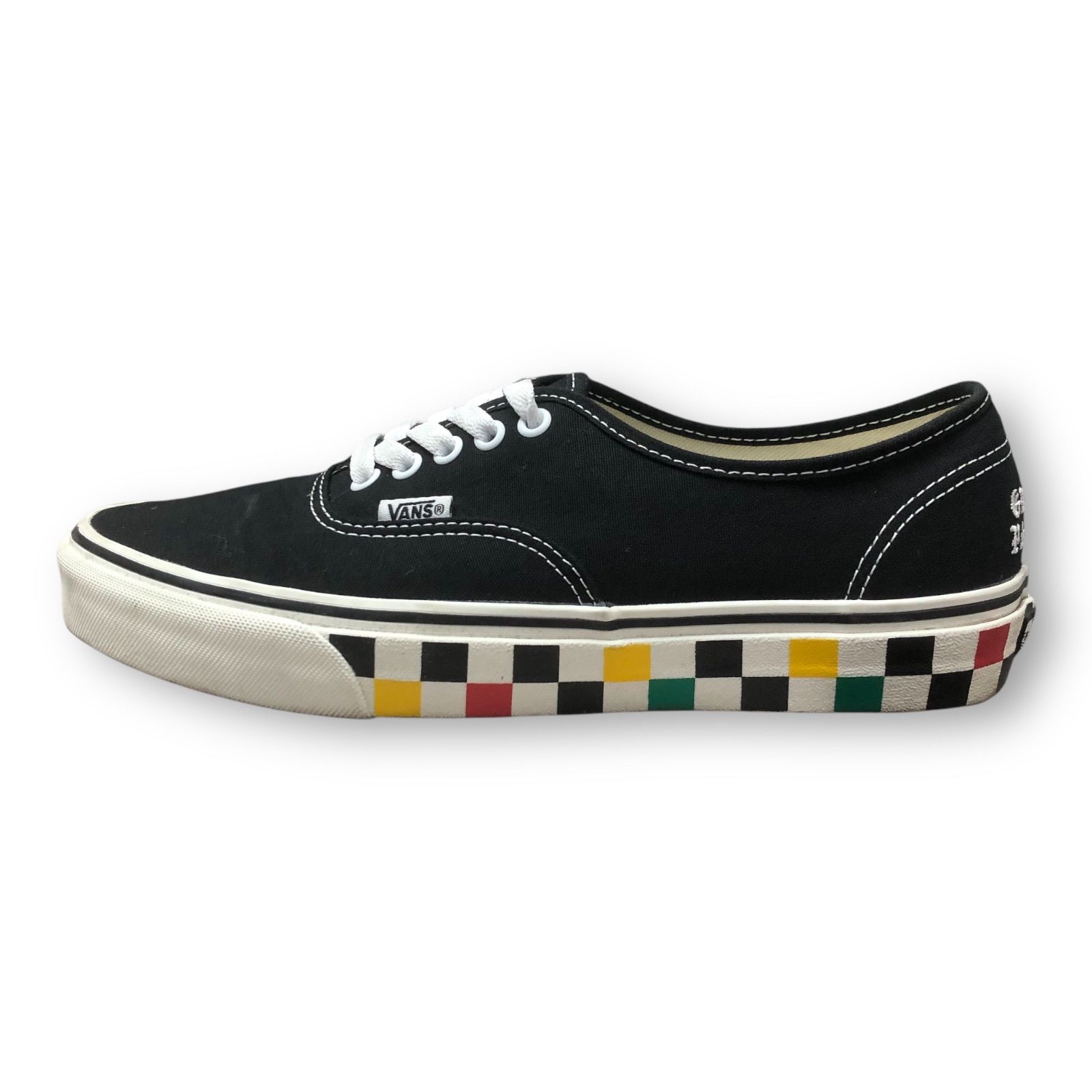 WACKO MARIA × VANS 24AW AUTHENTIC コラボ オーセンティック スニーカー シューズ ワコマリア バンズ VN000CRTBPT ブラック系 27.5cm 89917A3
