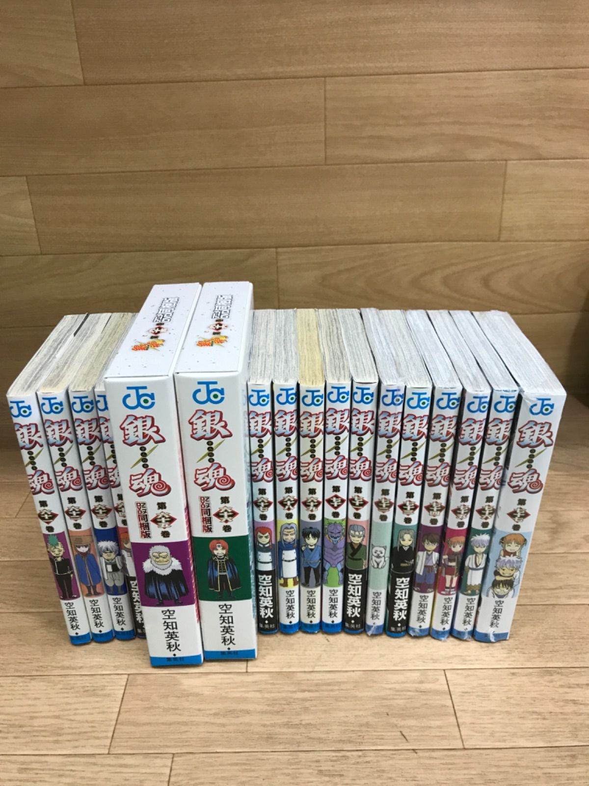 ②銀魂 1～77巻 全巻セット+ 65巻 66巻 アニメDVD同梱版【未開封7冊