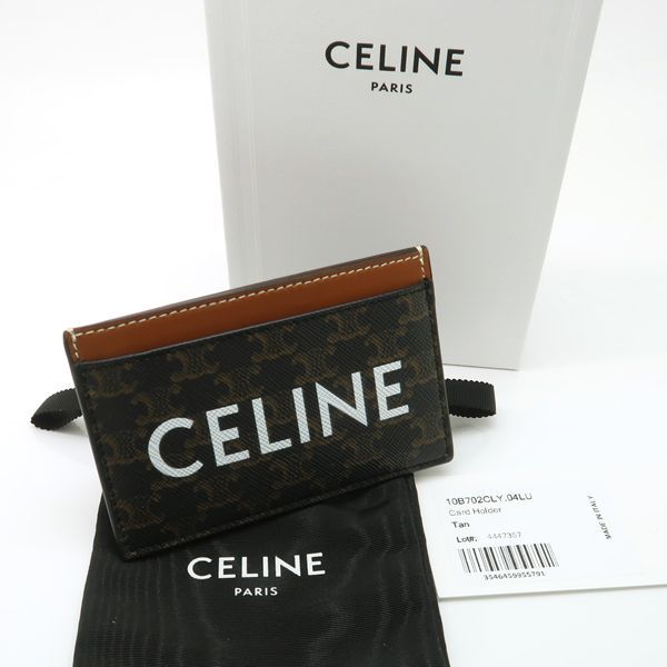 CELINE カードホルダー 10B702CLY.04LU トリオンフキャンバス