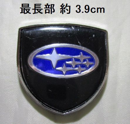 メタルエンブレム ステッカー スバル SUBARU 黒 新品・送料込 - メルカリ